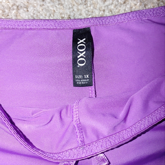ʕ·ᴥ·ʔ XOXO Purple Boyshorts XL - Picture 2 of 3